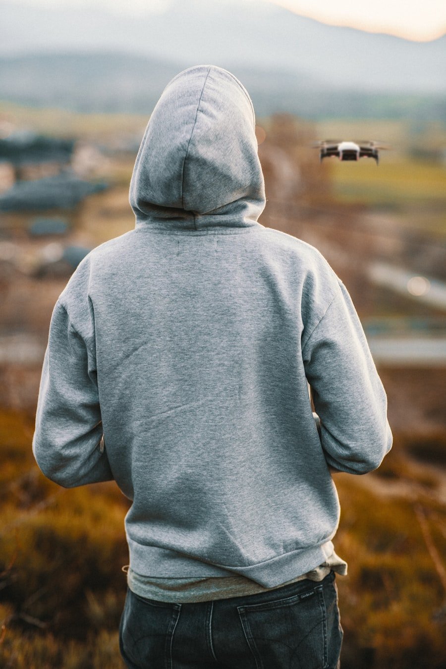 Hoodie streetwear flat lay