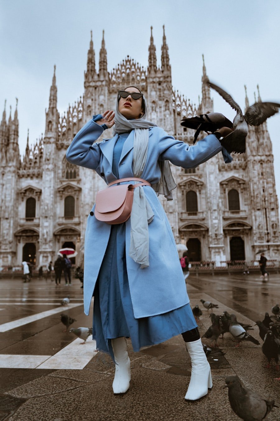 Tailored wool overcoat